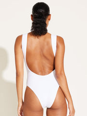 Vitamin A Reese One Piece In Reversible Black EcoRib BT, view 5, click to see full size