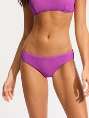 Seafolly Sea Dive Hipster in Violet, view 1, click to see full size