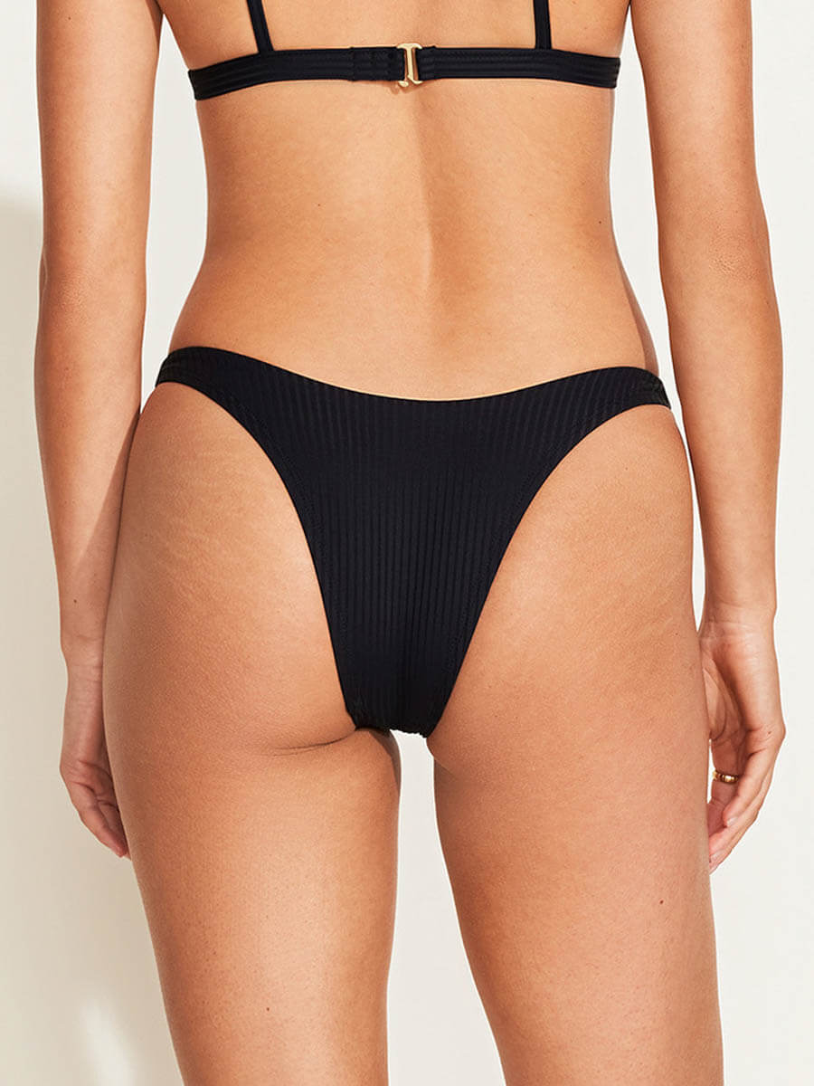 Vitamin A Cali High Leg in Black EcoRib