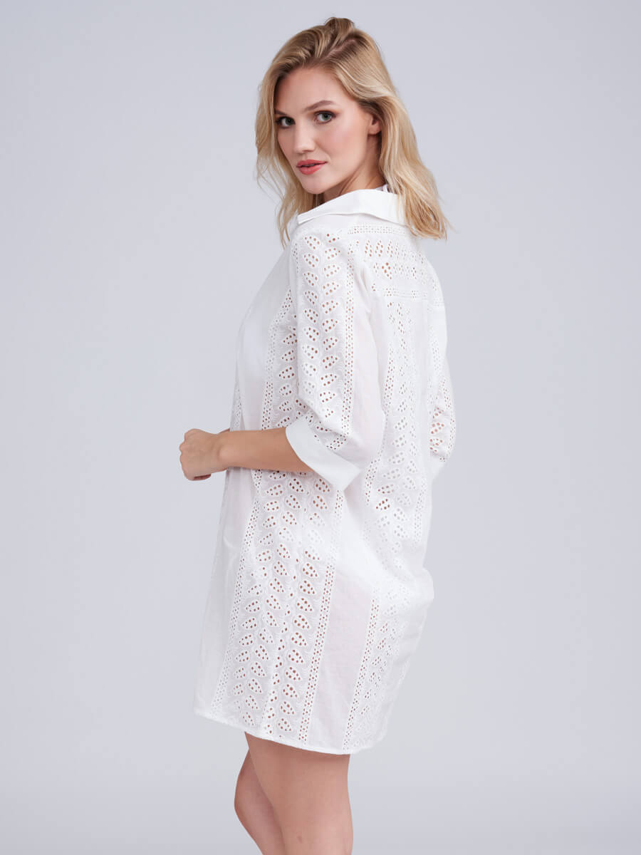 Pia Rossini Albany Beach Shirt in White