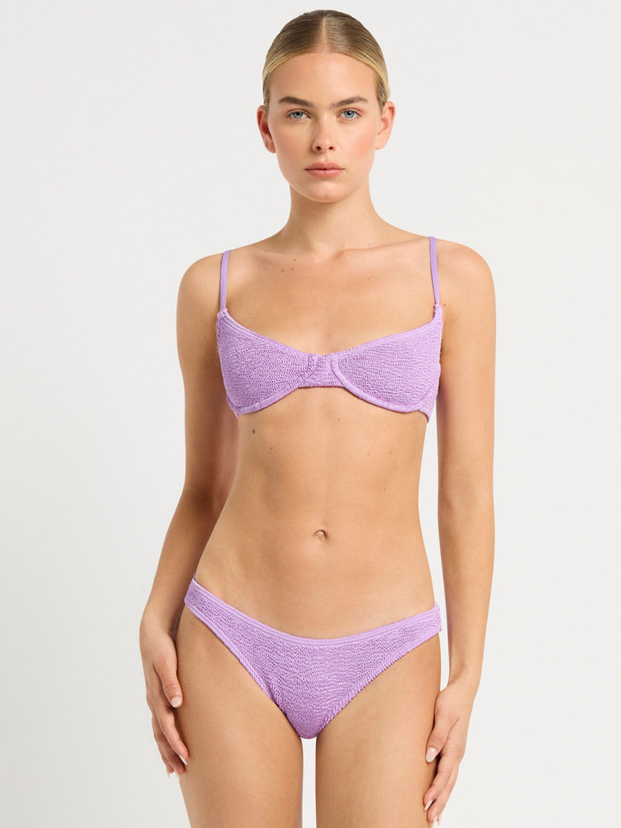 Bond-eye Gracie Balconette Top in Lilac Shimmer