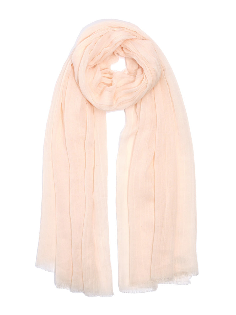 Echo Sustainable Crinkle Wrap in Cloud Pink
