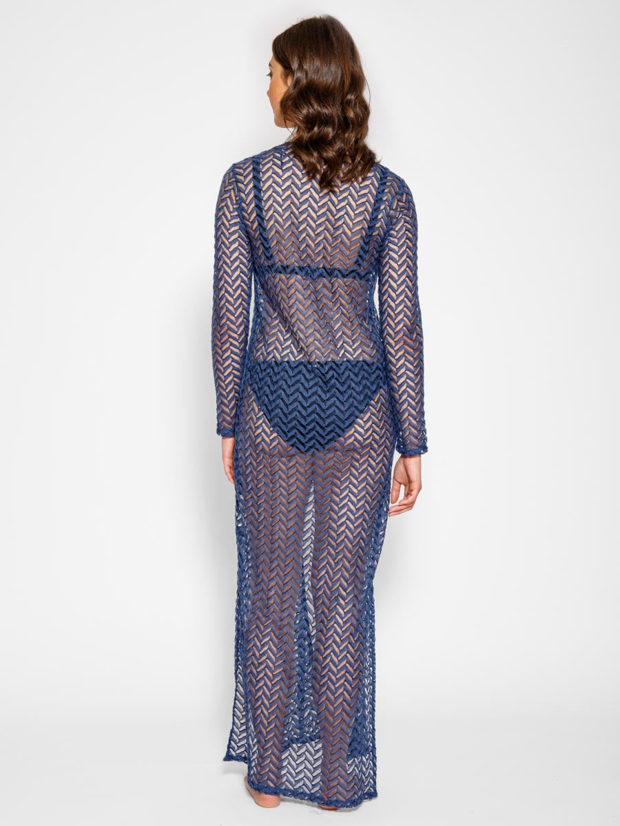 Koy Resort Zuma Duster Cardigan in Navy