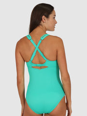 Baku Rococco D/E Ringfront One Piece in Shamrock, view 2, click to see full size
