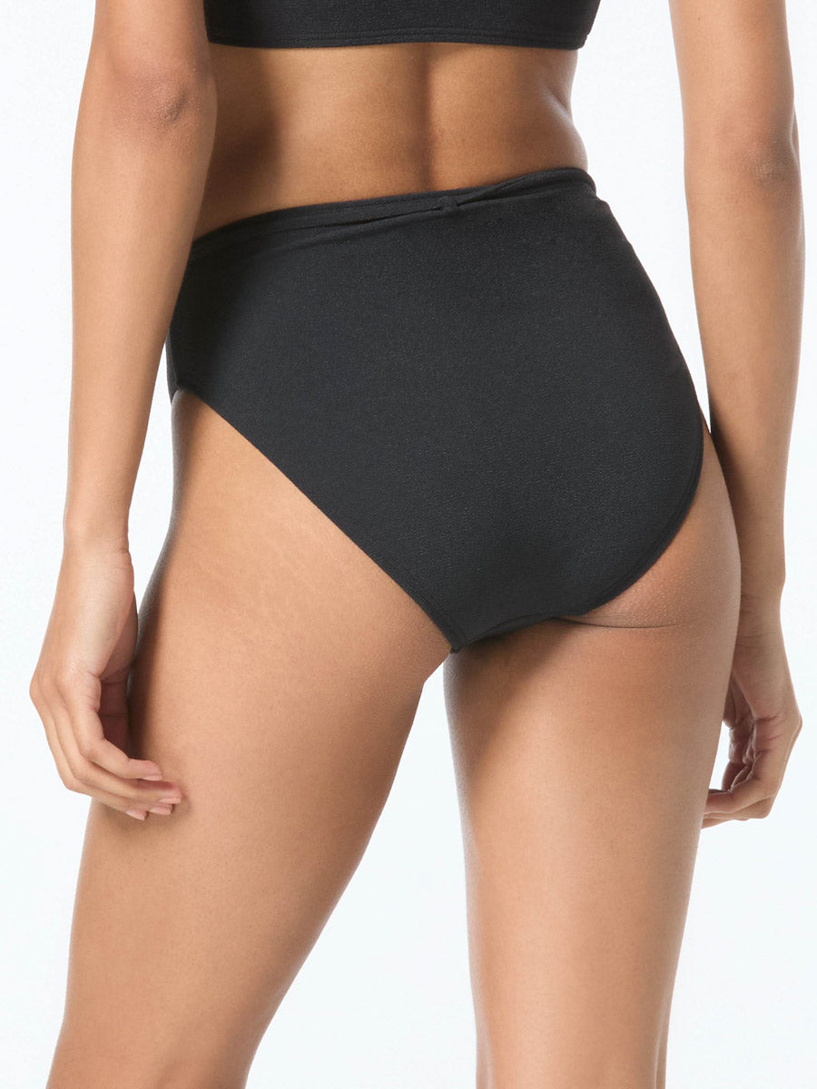 Michael Kors Oval Link High Waist Bottom in Black