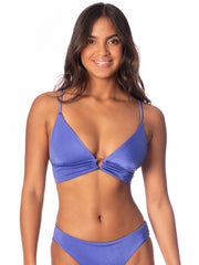 Maaji Shine Longline Triangle in Perrywinkle, view 1, click to see full size