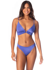 Maaji Shine Longline Triangle in Perrywinkle, view 3, click to see full size
