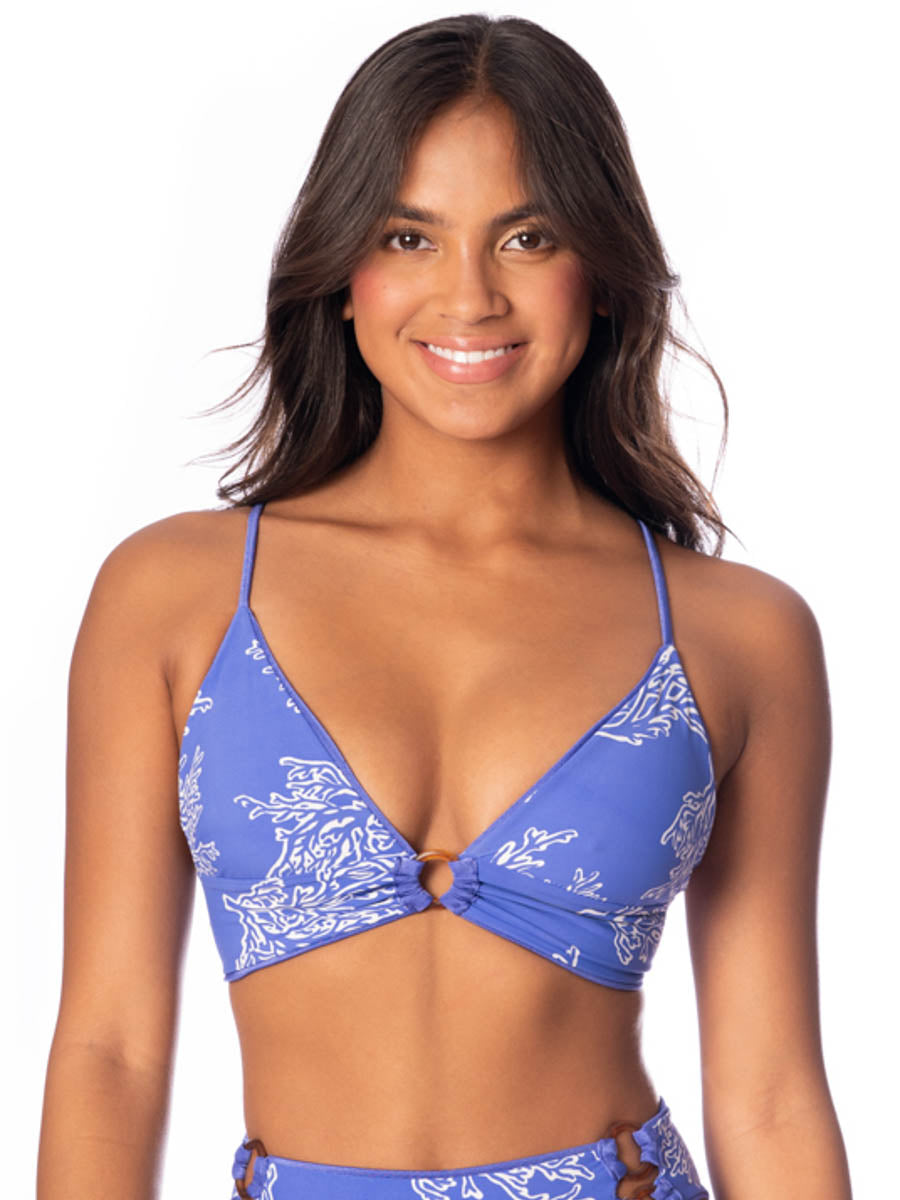 Maaji Shine Longline Triangle in Perrywinkle