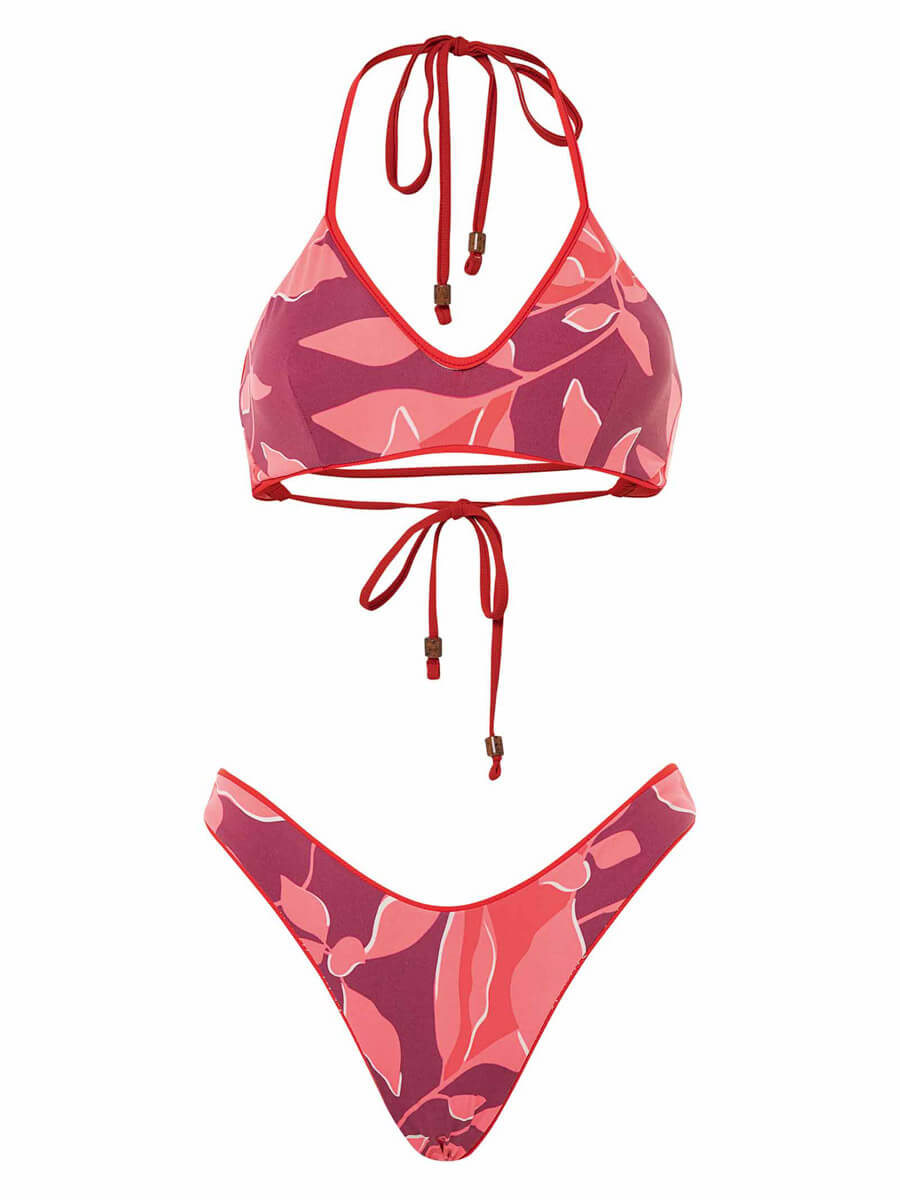 Maaji River Sporty Bralette in Scarlet Red