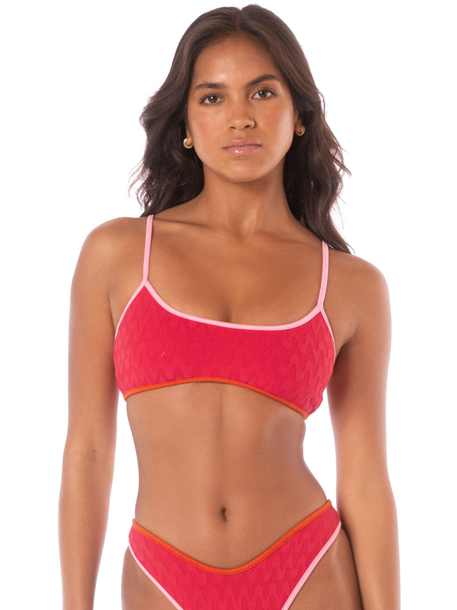 Maaji Lane Top in Apple Red