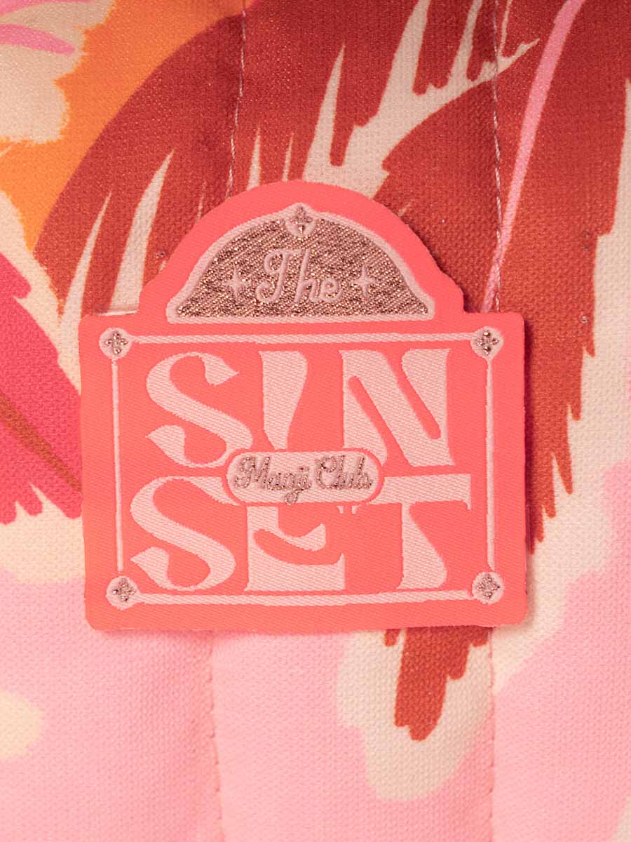 Maaji Aurora Medium Pocket Bag in Pink Palms