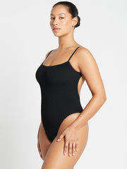 Bond-eye Eco Low Palace One Piece In Black, view 3, click to see full size
