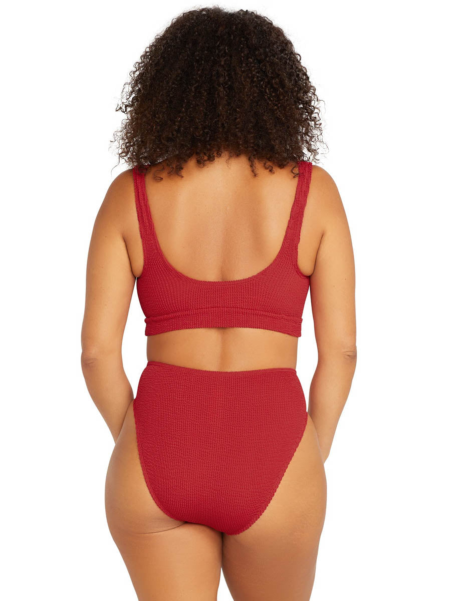 Artesands Kahlo Bikini Set in Crimson Red