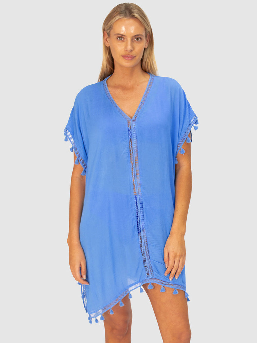 Baku Moroccan Kaftan in Electric