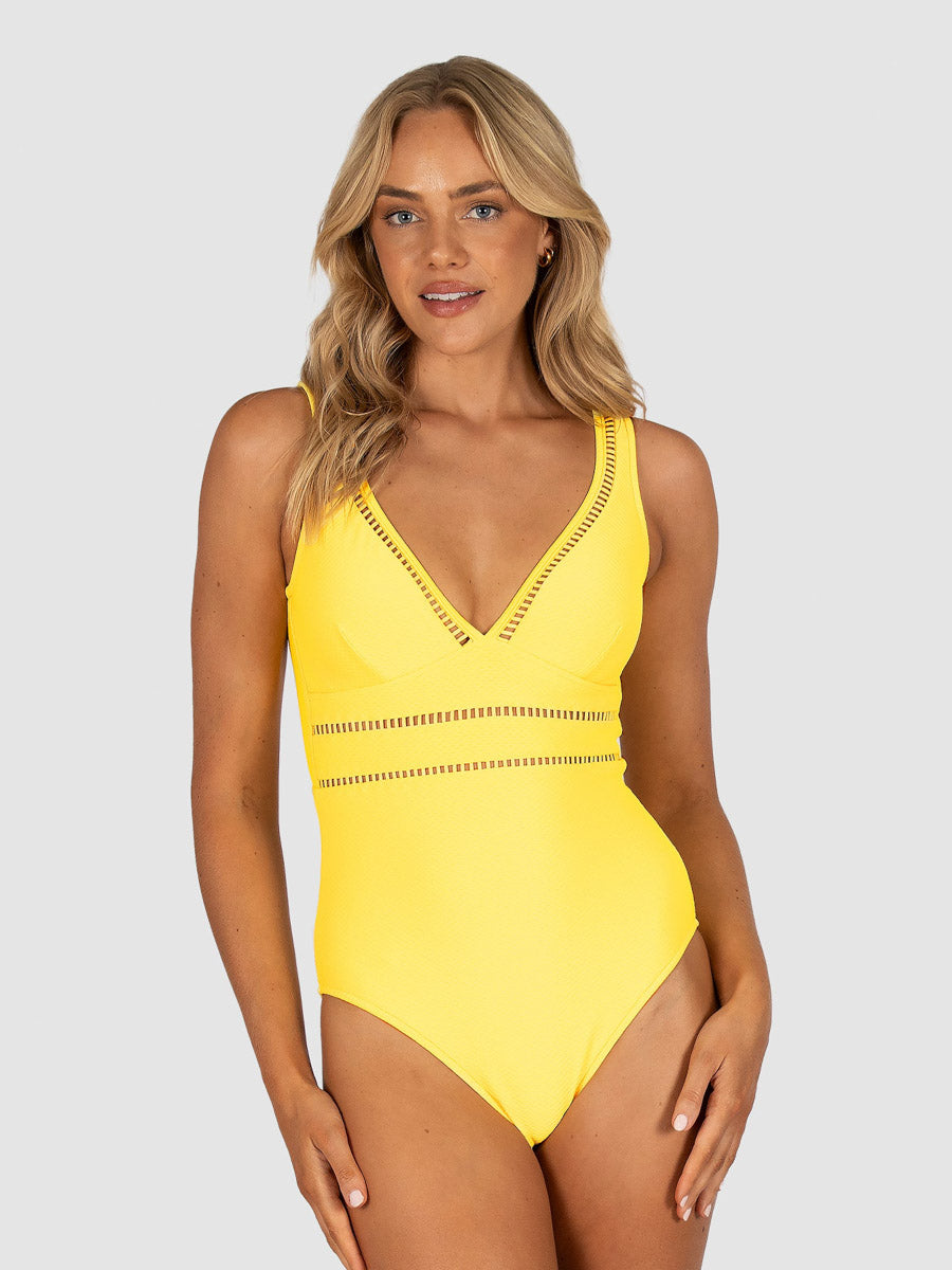 Baku Rococco Longline One Piece In Sunshine
