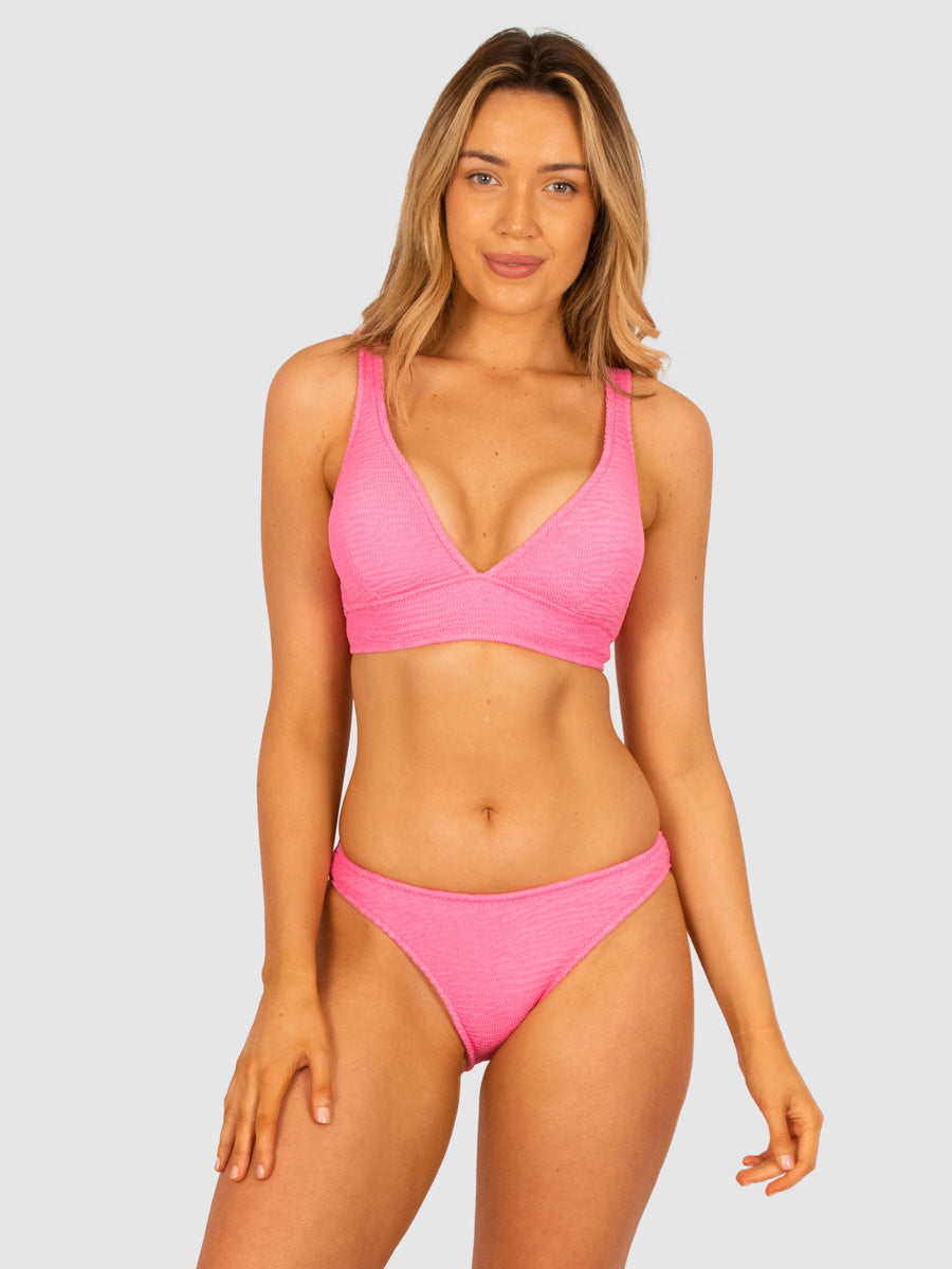 Baku Ibiza D/DD Longline Bra in Flamingo