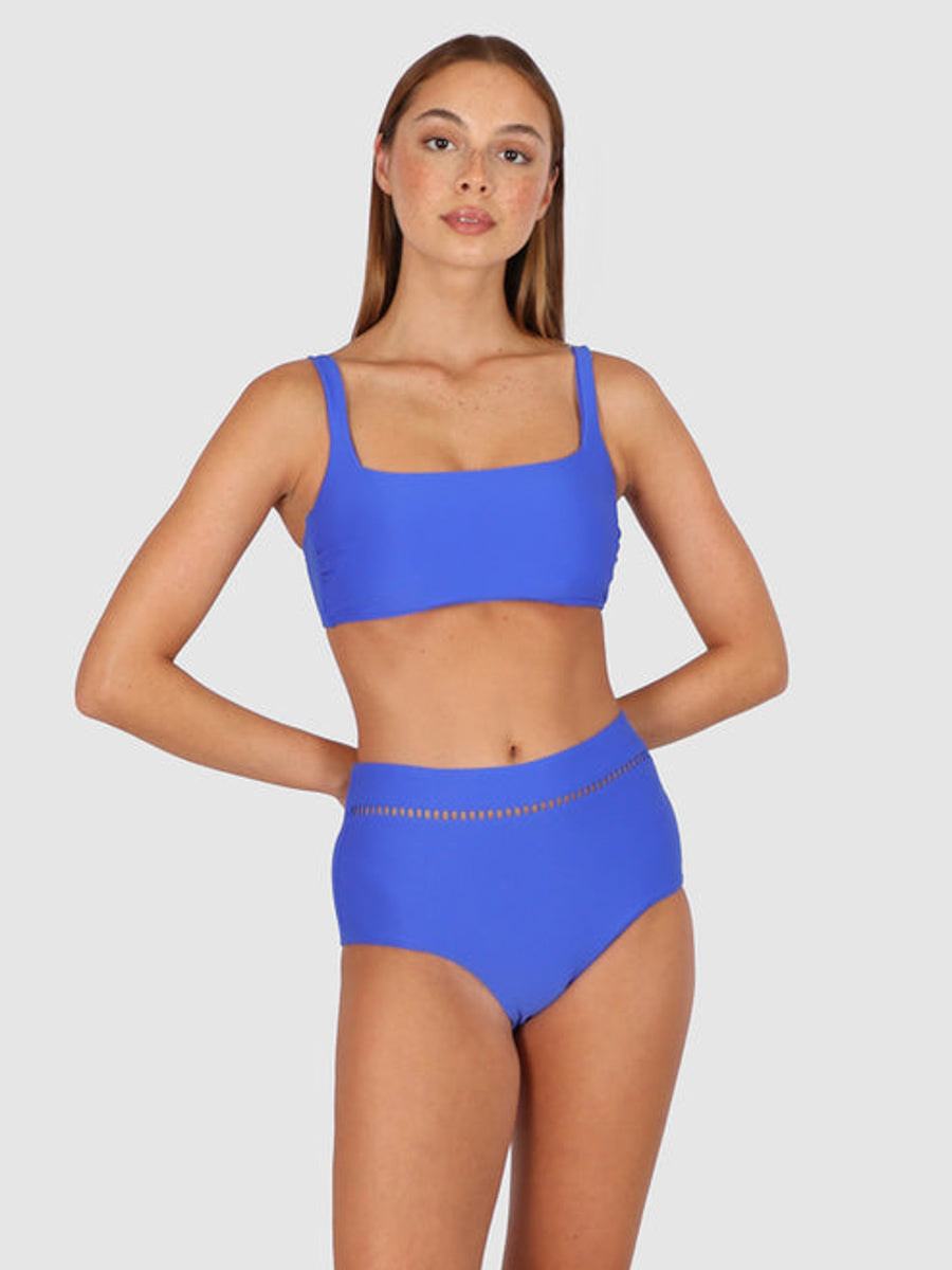 Baku Rococco Lace High Waist Bottoms in Electric