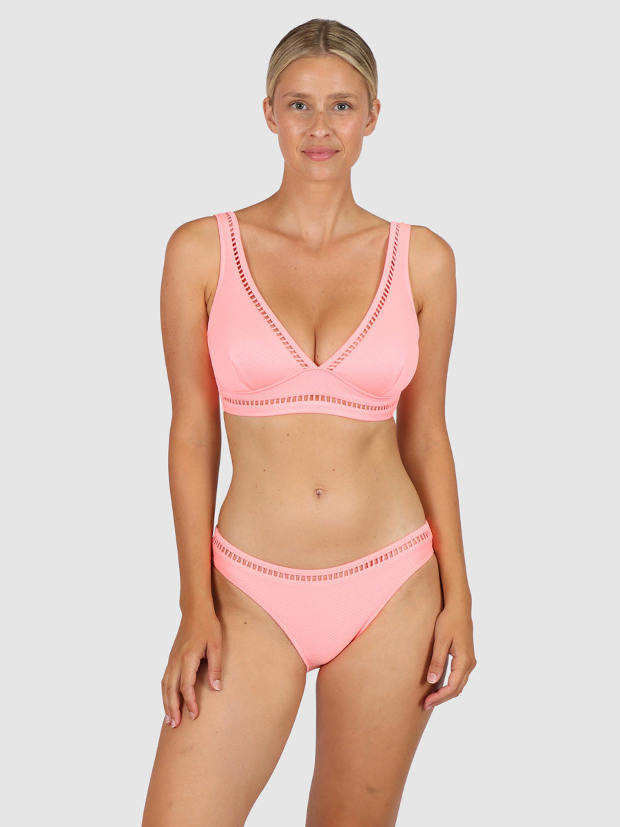 Baku Rococco Ladder Lace Regular Bottoms in Coral Sea