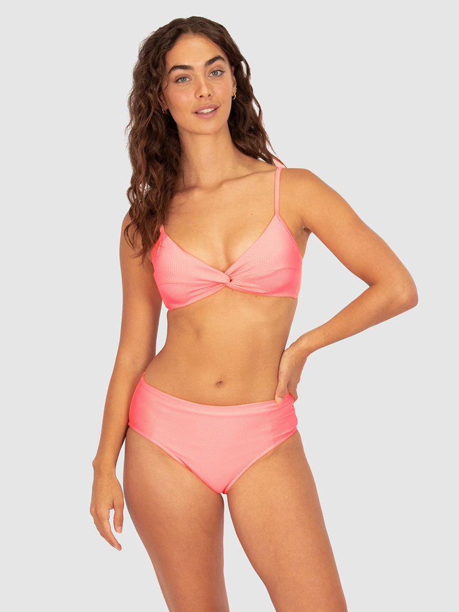 Baku Rococco Mid Bottoms in Coral Sea