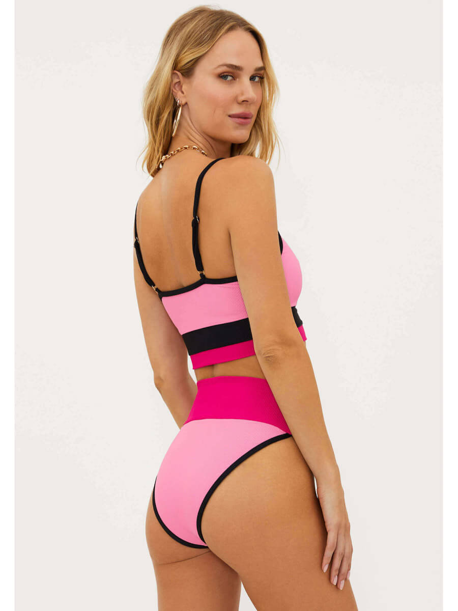 Beach Riot Eva Top in Amour Colorblock
