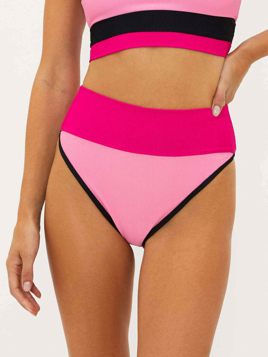 Beach Riot Emmy Bottom in Amour Colorblock