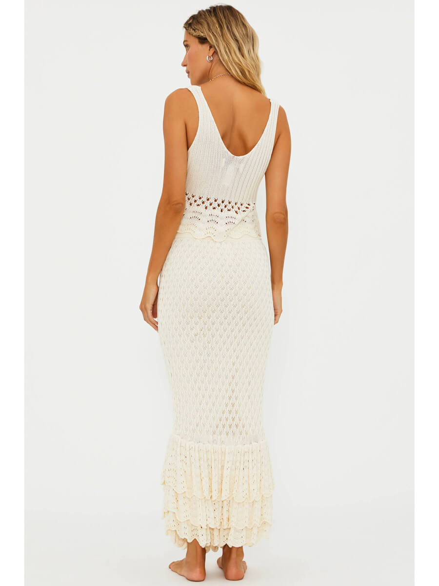 Beach Riot Polly Skirt in Ivory