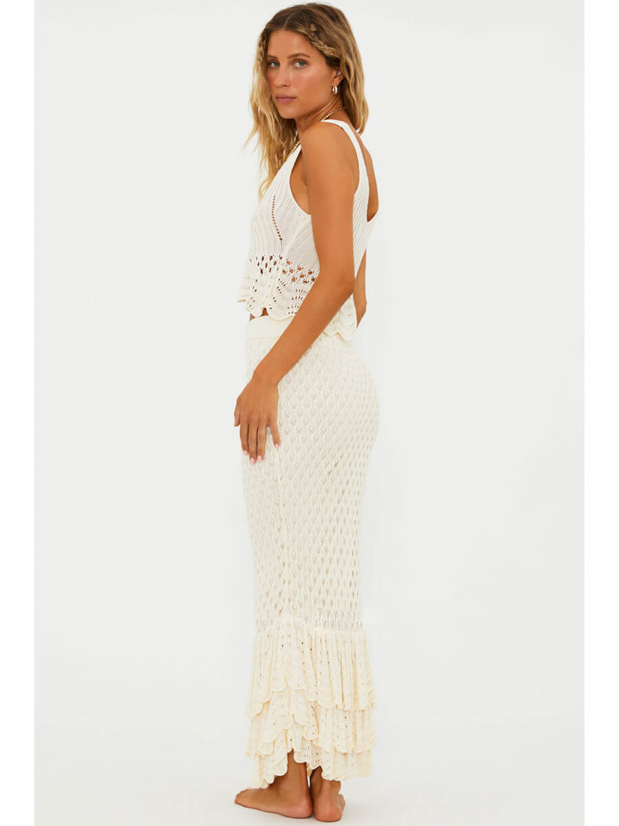 Beach Riot Polly Skirt in Ivory