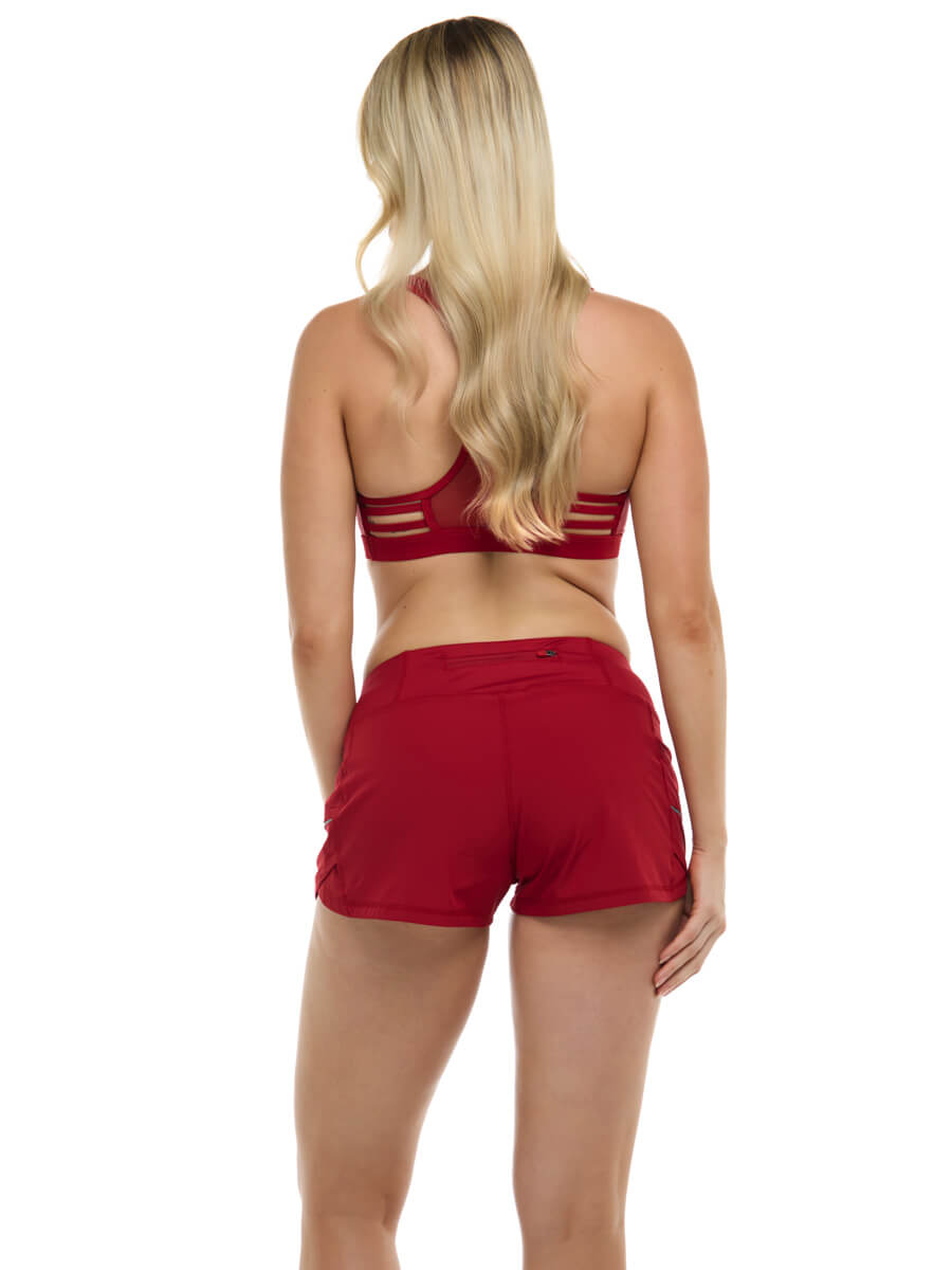 Body Glove Buck Up Vapor Shorts In Cranberry