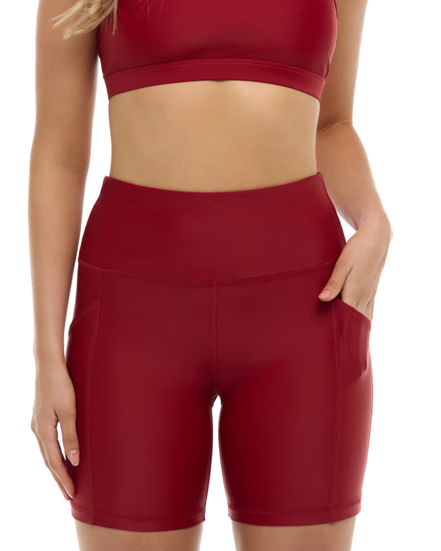 Body Glove Smoothies Spin Short In Cranberry