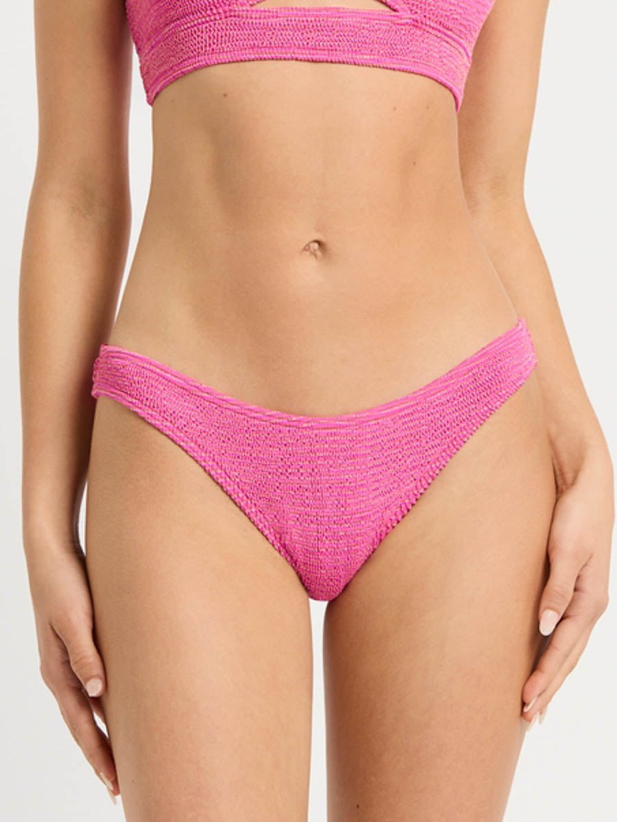 Bond-eye Sign Brief in Wildberry Lurex