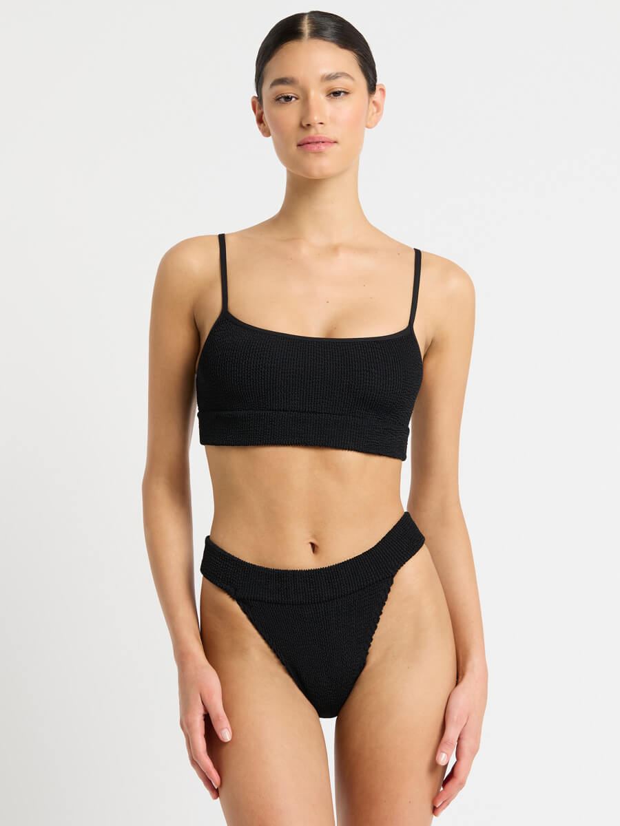 Bond-eye Eco Strap Saint Crop in Black