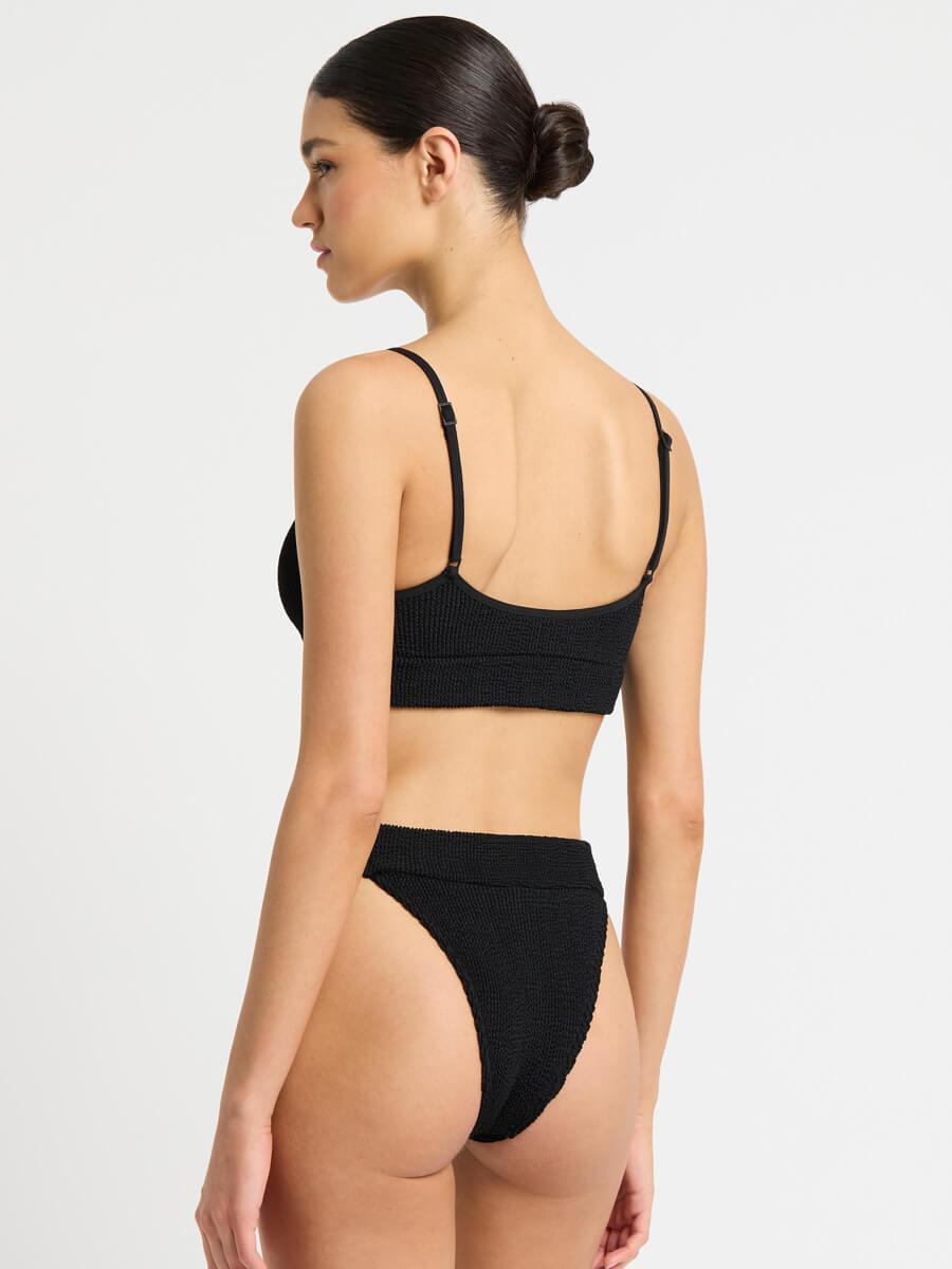 Bond-eye Eco Strap Saint Crop in Black