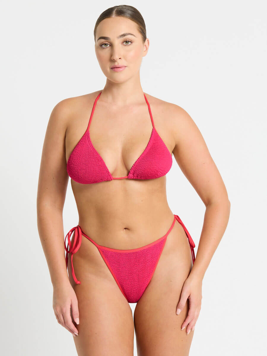 Bond-eye Anisha Brief in Raspberry Recycled