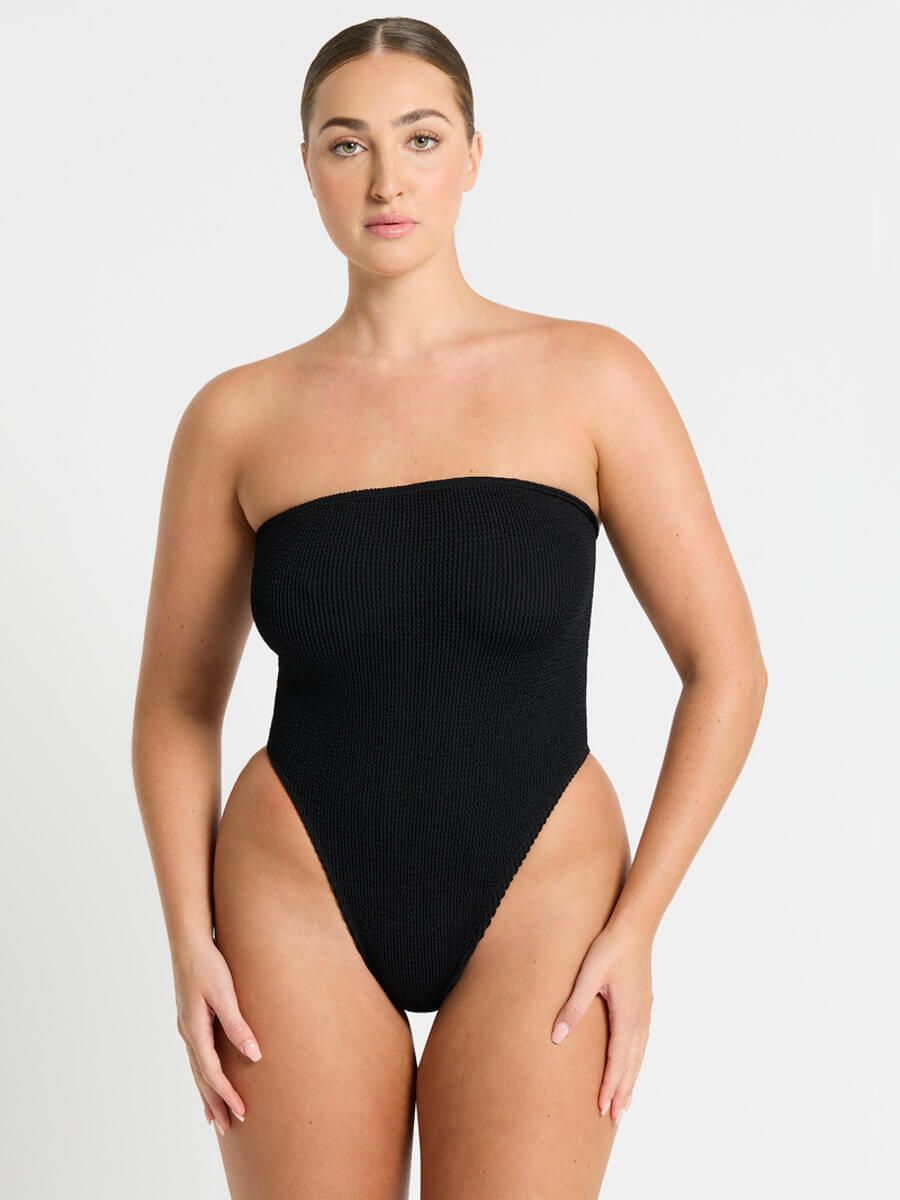 Bond-eye Fane One Piece in Black