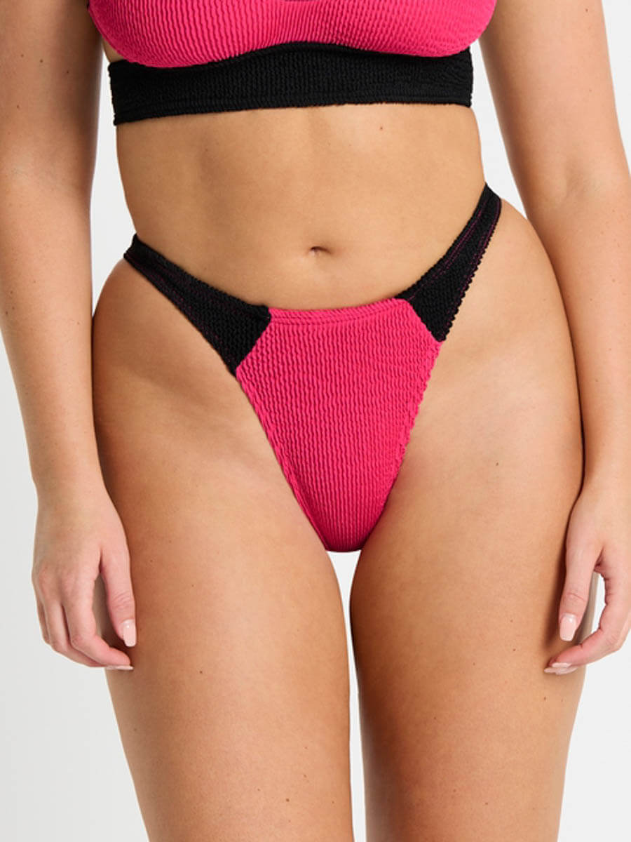 Bond-eye Splice Scene Brief in Raspberry/Black