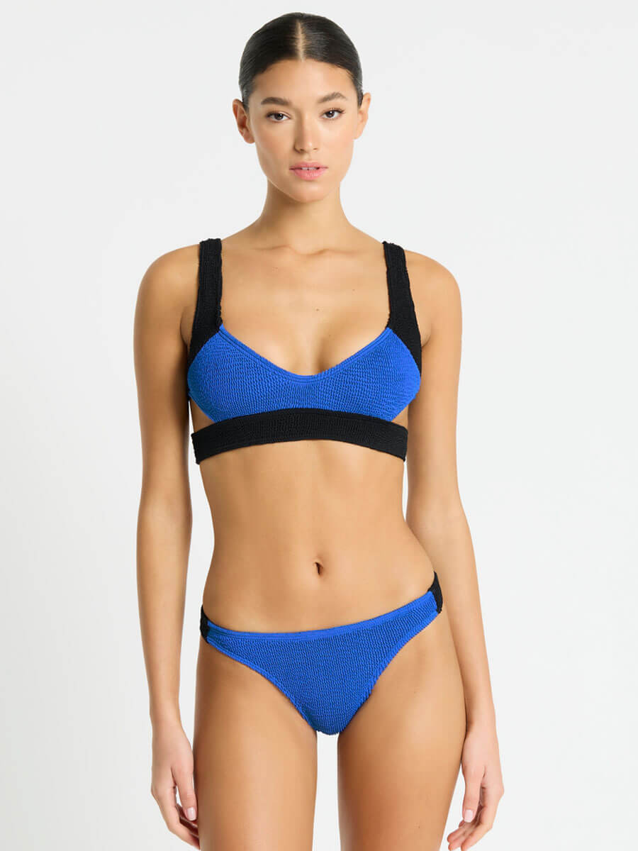 Bond-eye Splice Sinner Brief in Cobalt/Black