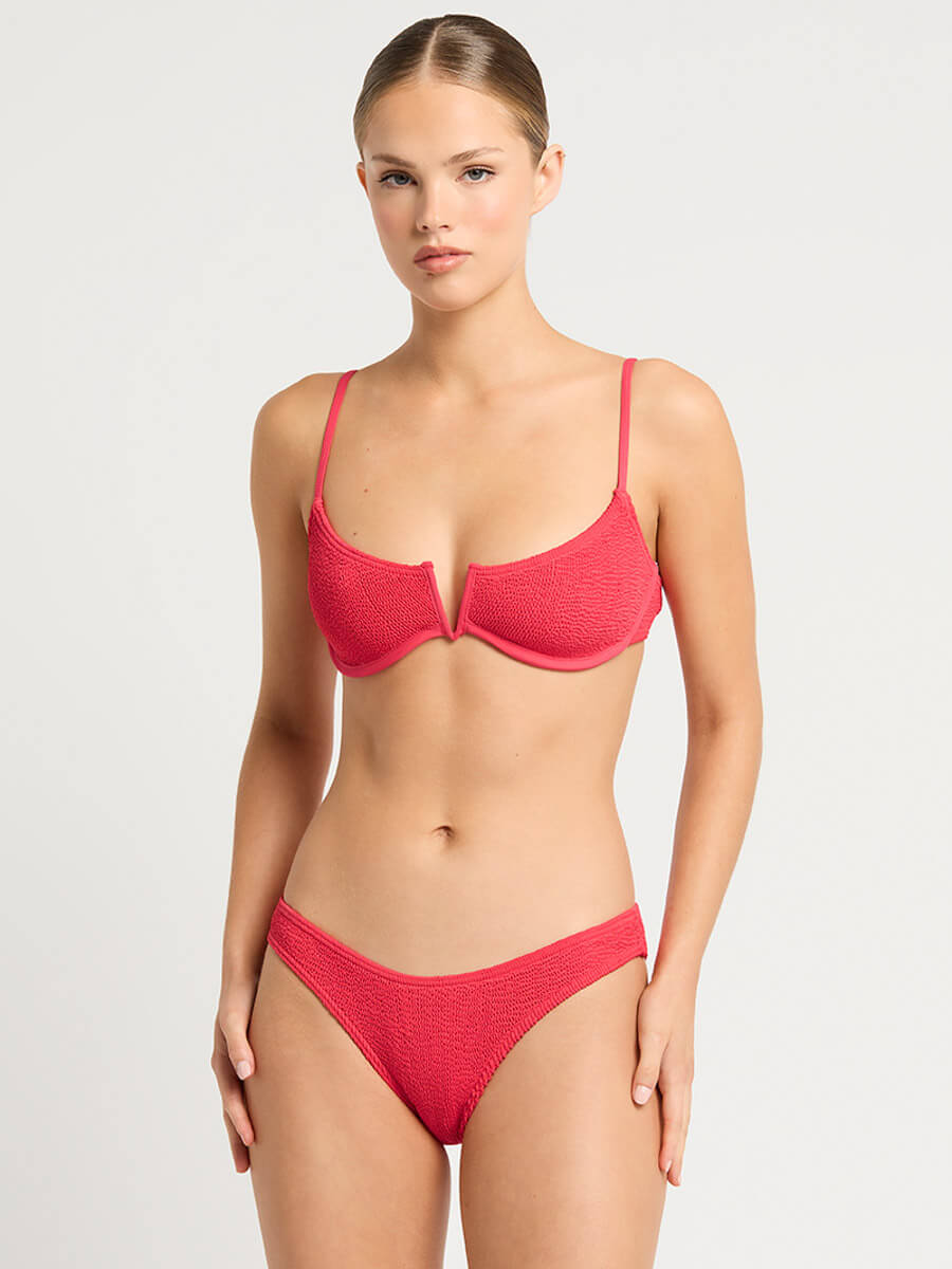 Bond-eye Nora Balconette Top In Nectarine