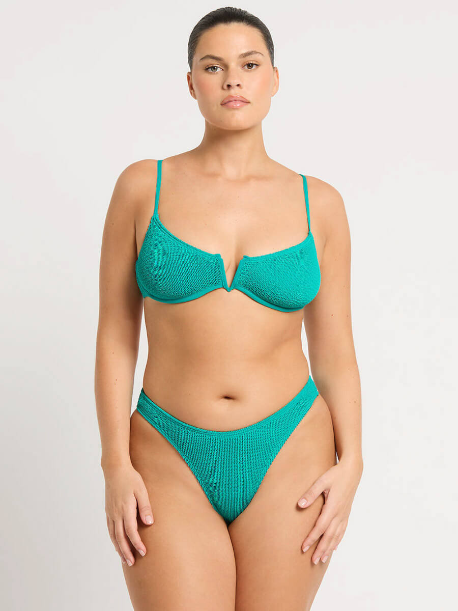 Bond-eye Christy Brief High Cut in Aquatic Recycled