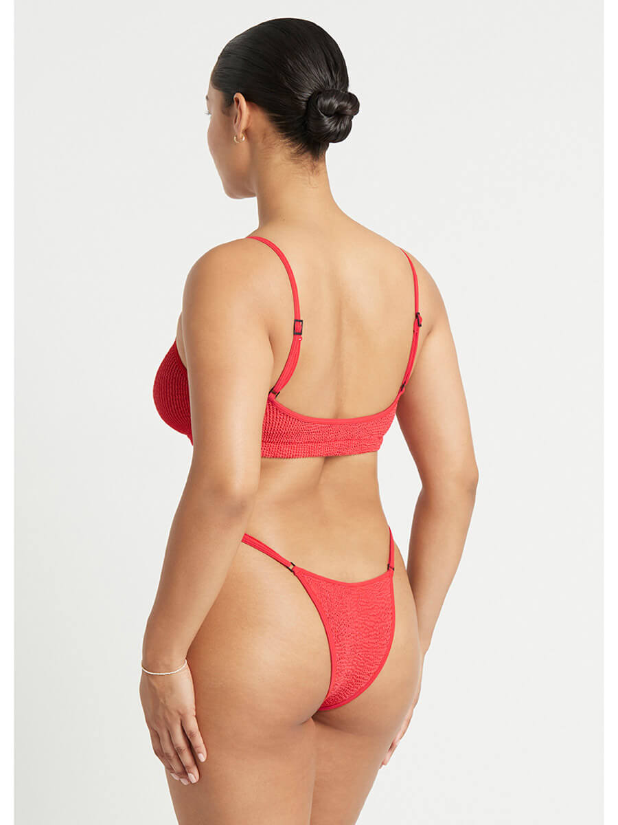 Bond-eye Eco Strap Saint Crop In Guava