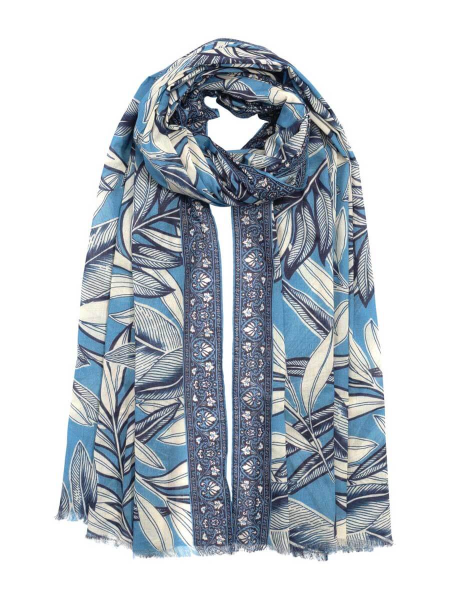 Echo Golden Palm Pareo In Vista Blue