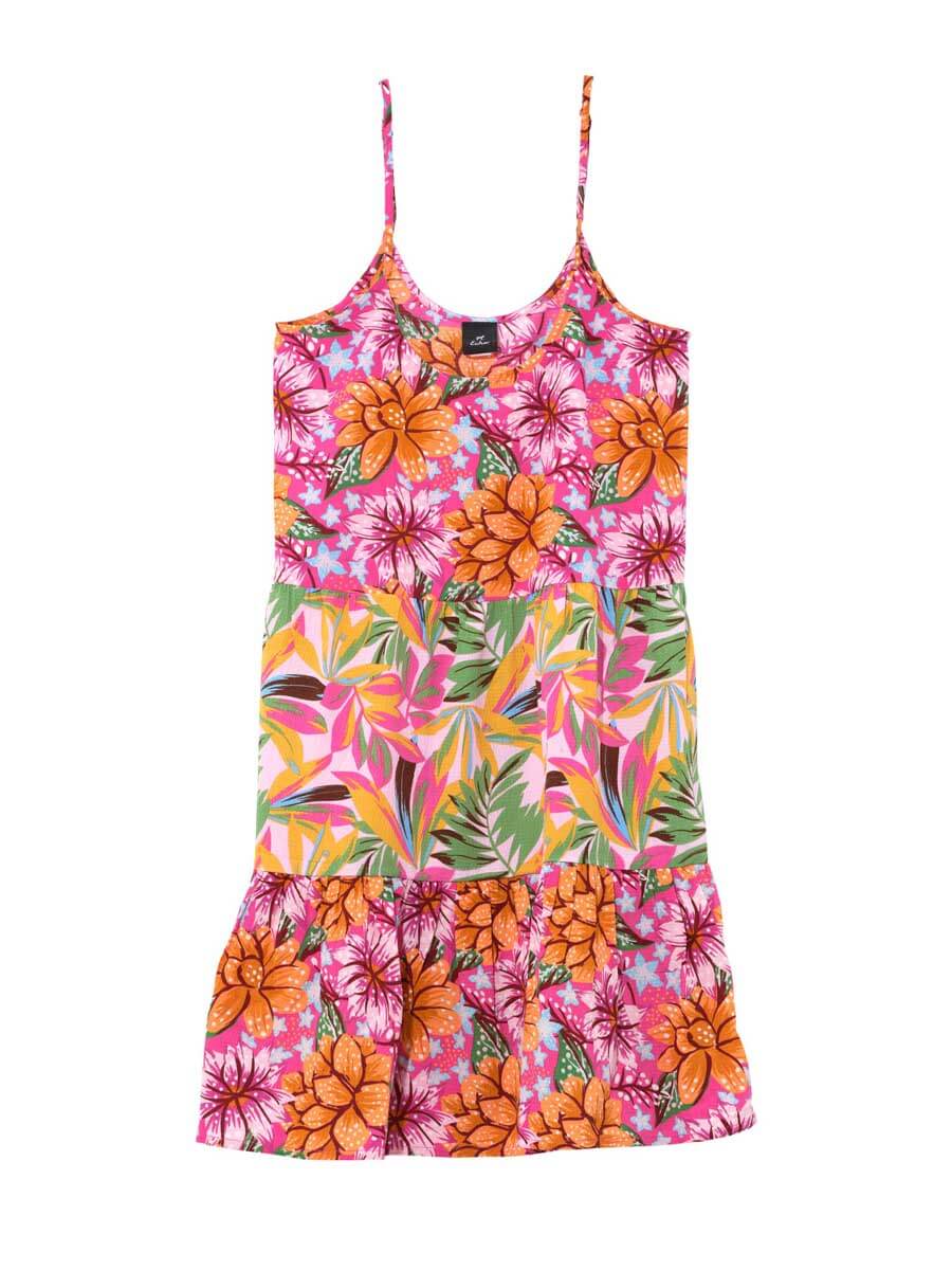 Echo Lanai Slip Dress In Hibiscus