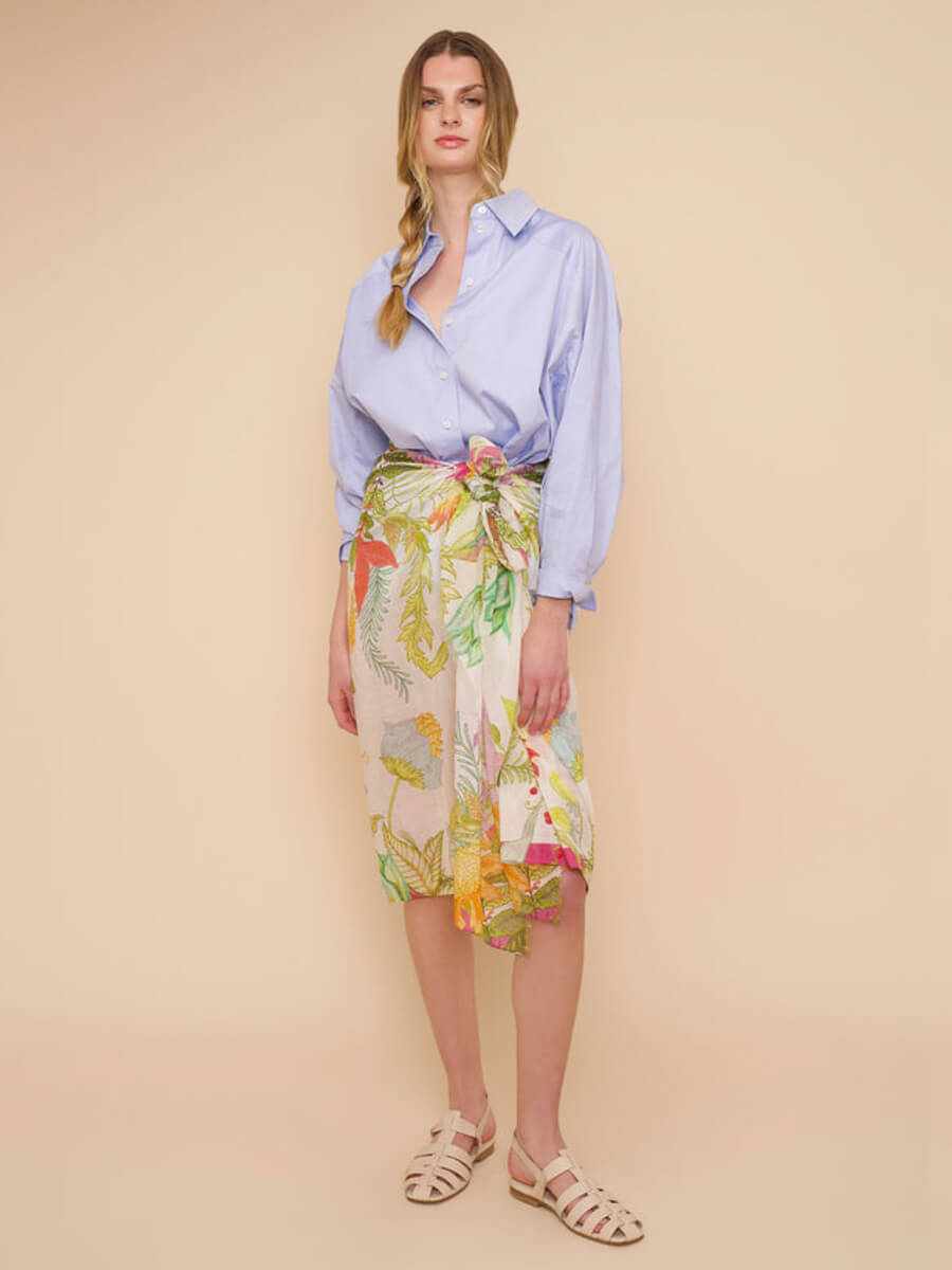 Echo Oasis Pareo In Cream