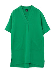 Echo Supersoft Gauze Maren Popover In Palm Green, view 1, click to see full size
