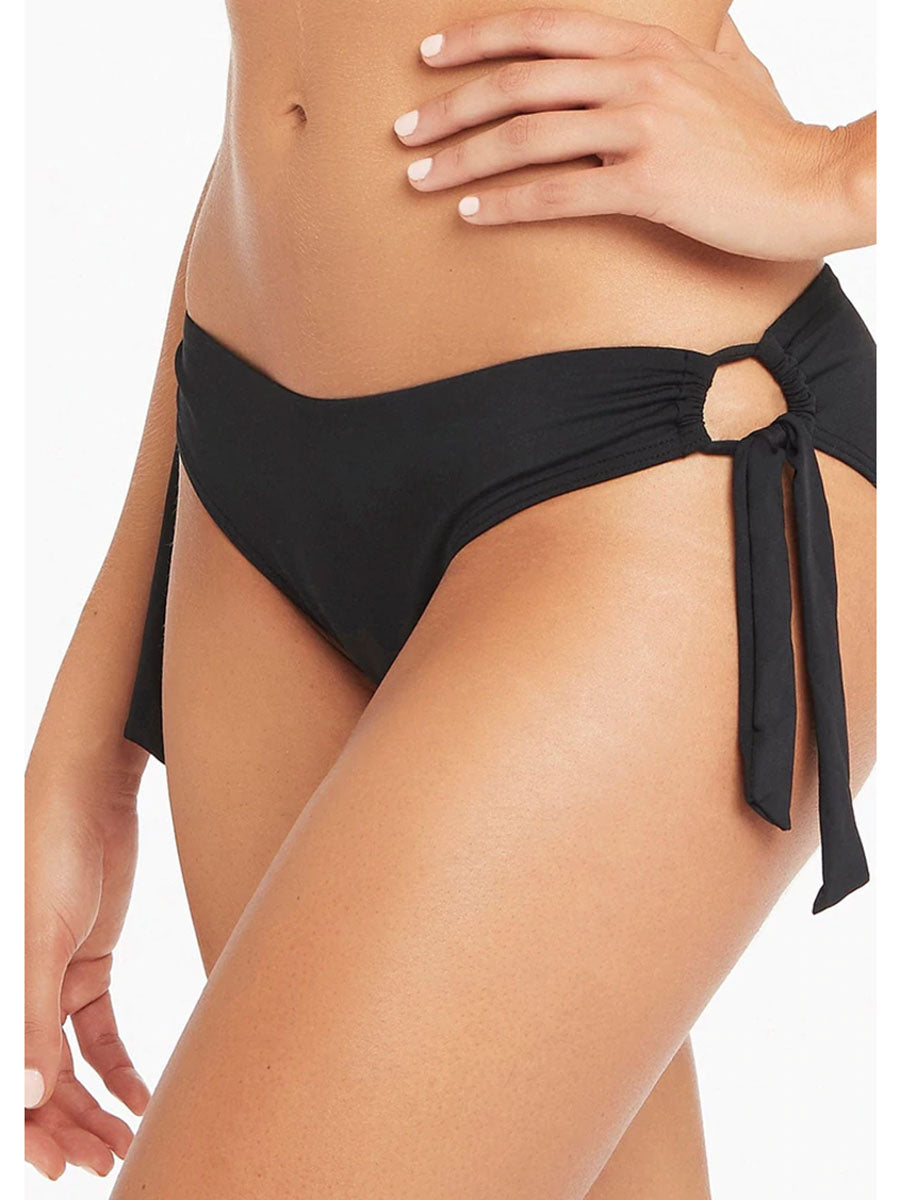 Sea Level Essentials Tie Side Regular Bottom in Black