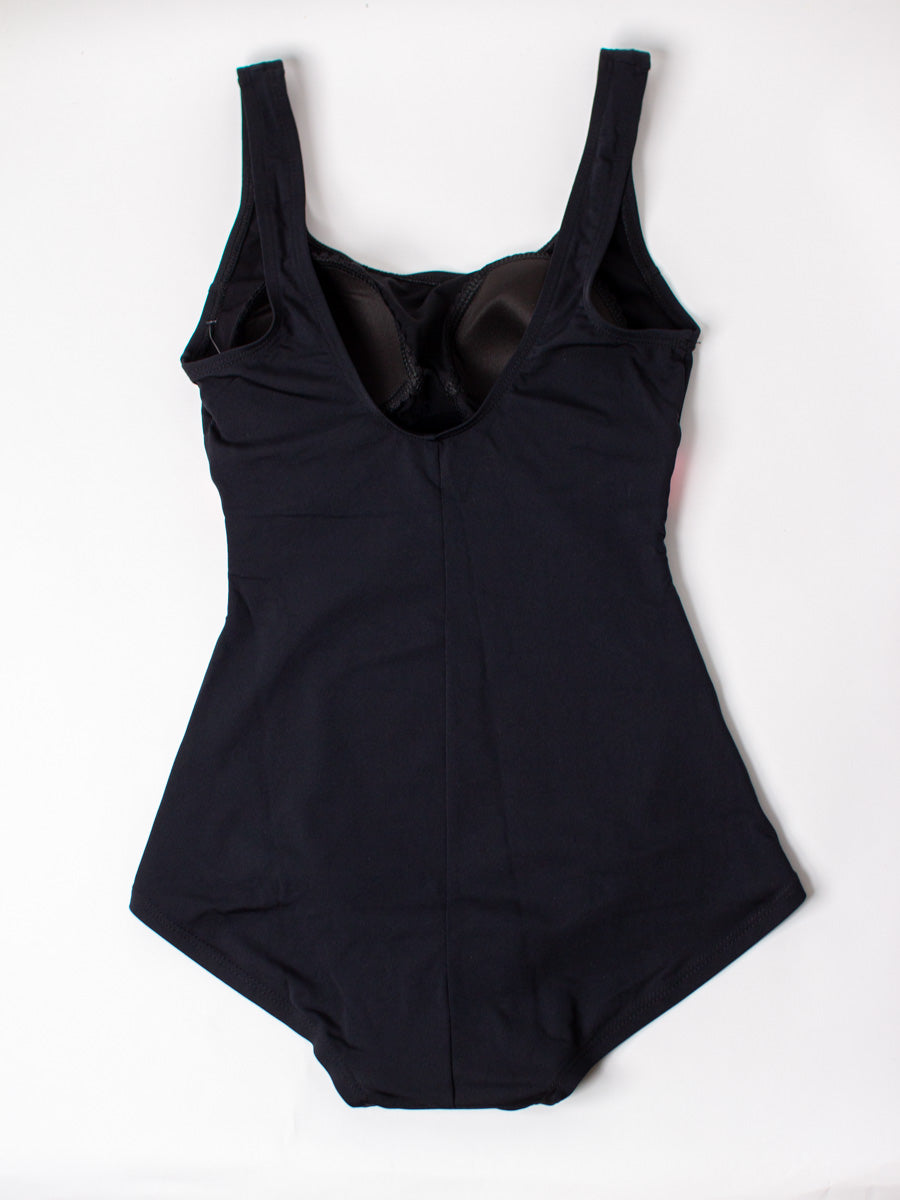 Finz Horizontal Splice One Piece in Black/Pink