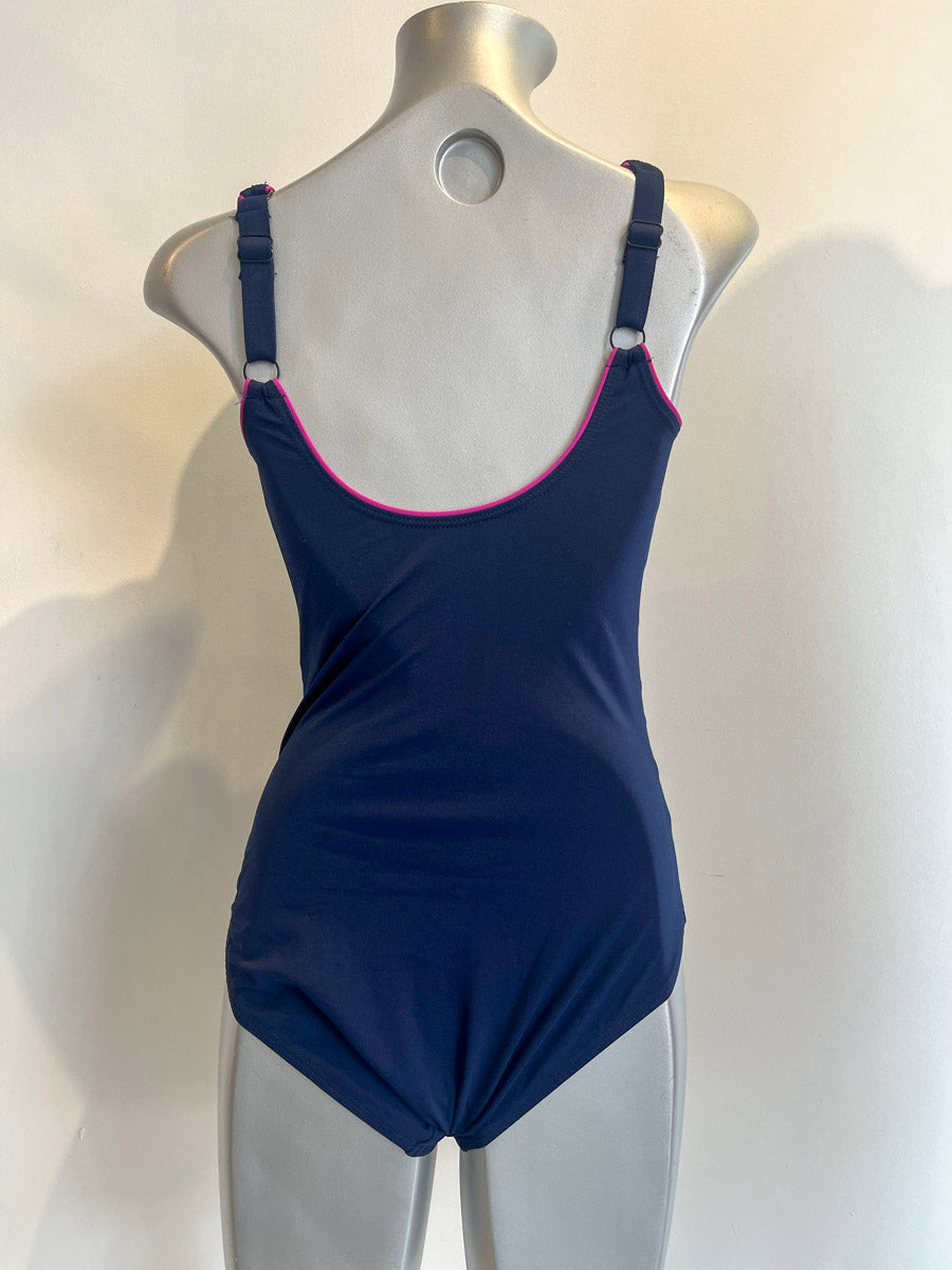 Finz Gradient Splice One Piece in Navy/Purple
