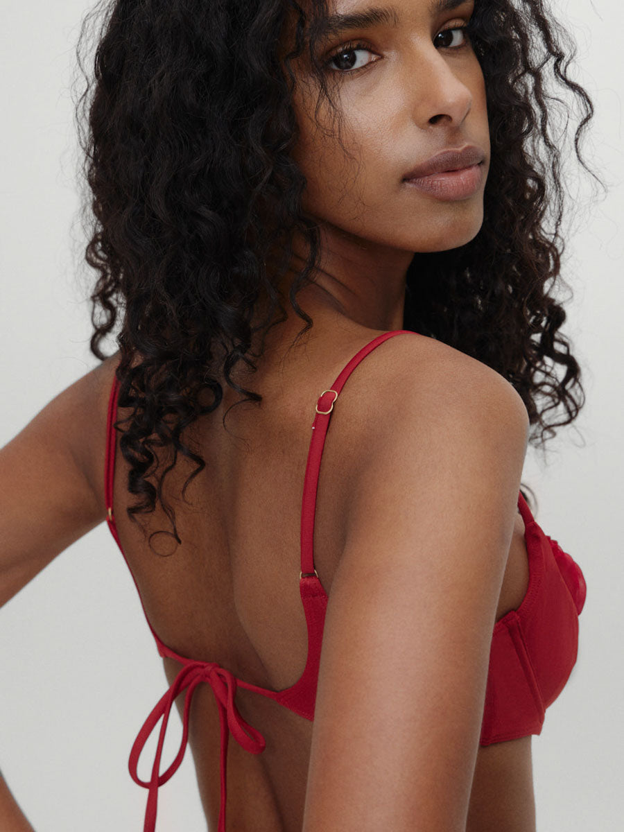 Frankies Bikinis Austin Top in Valentine