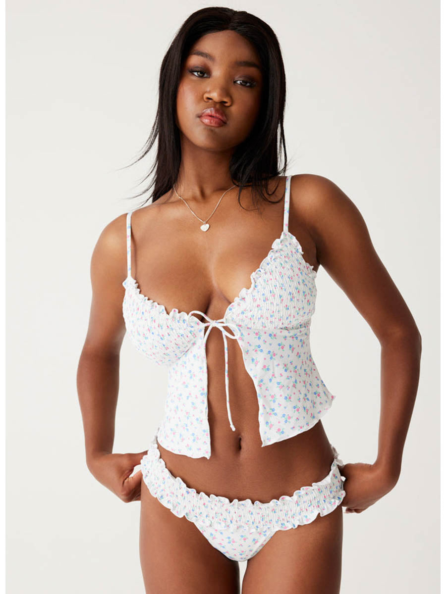 Frankies Bikinis Penelope Top in Sweet Meadow