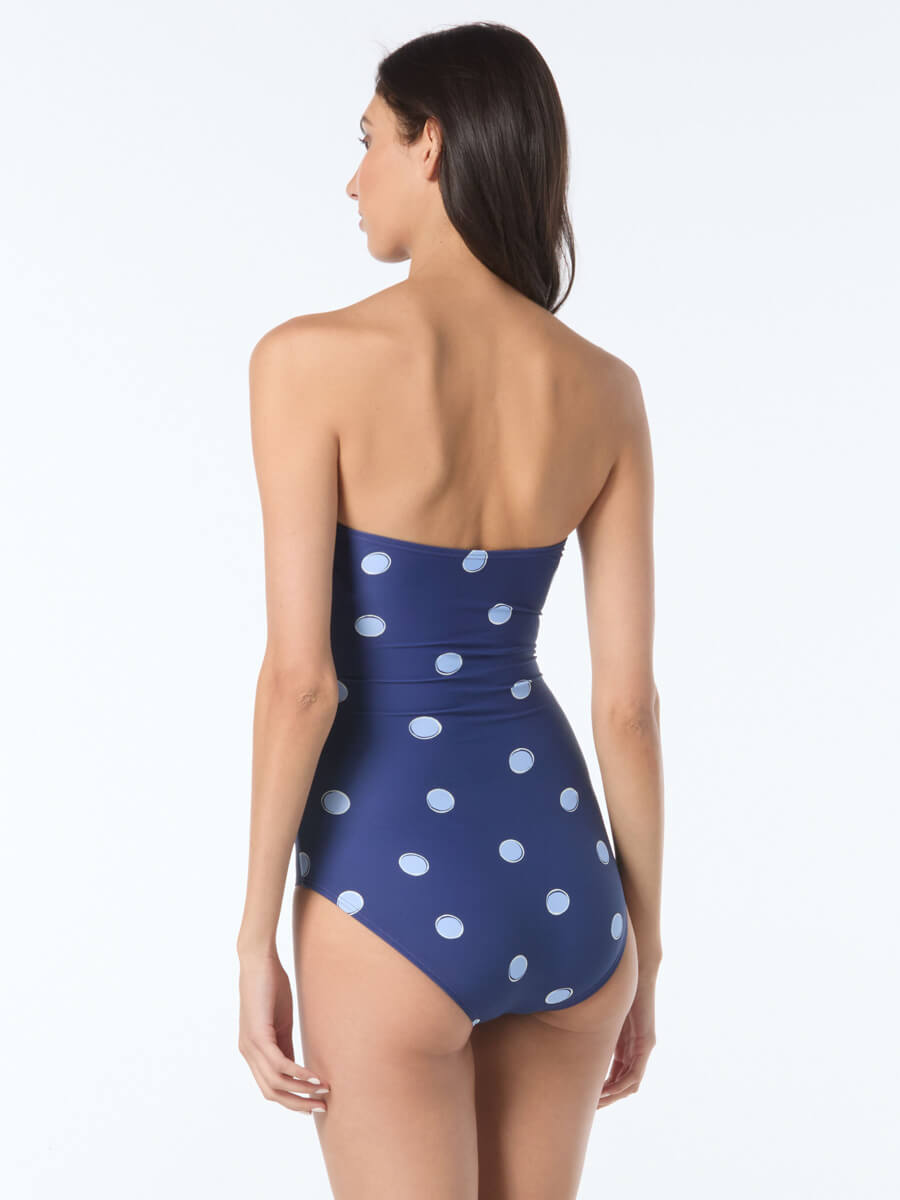 Kate Spade Bandeau One Piece in North Sea