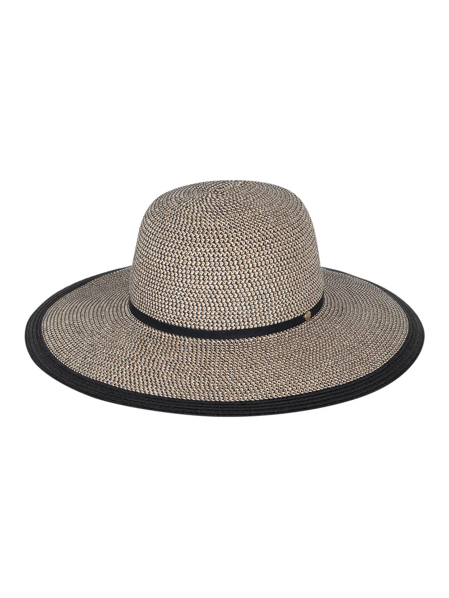 Kooringal Dahlia Wide Brim Hat in Black